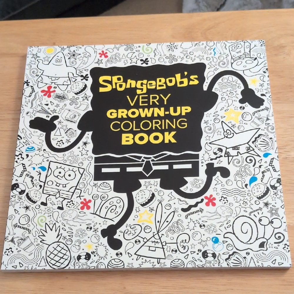 Rare Find!!! SpongeBob's Very Grown-up Coloring Book